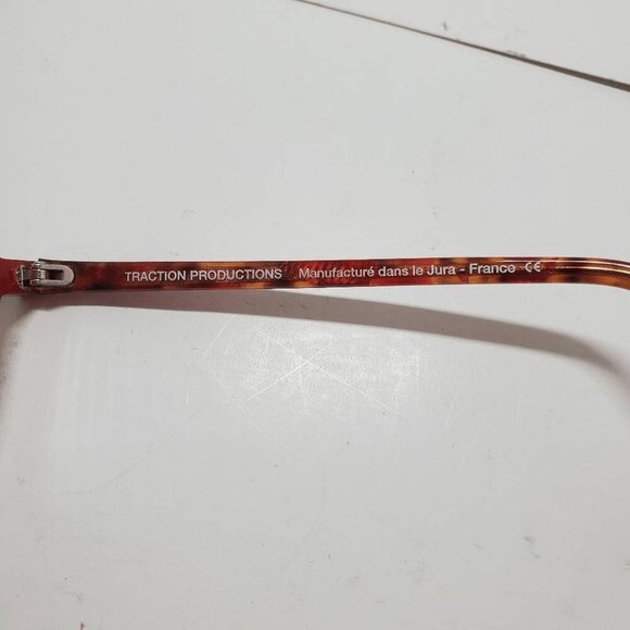 Traction Ovide Ecaberl Red Marble Frames Glasses France Round Art Frames Only - Picture 7 of 9